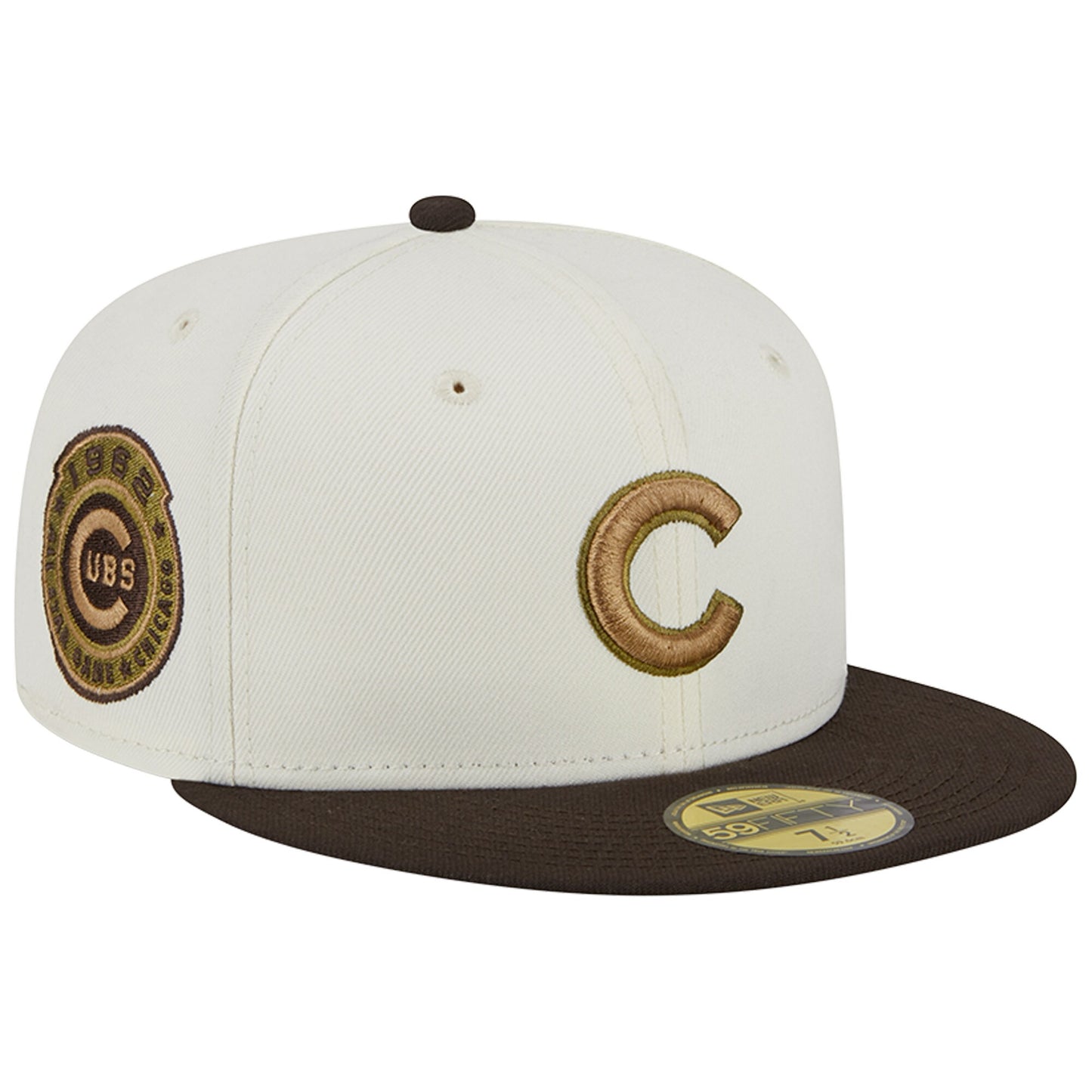 Chicago Cubs New Era 1962 MLB All-Star Game 59FIFTY Fitted Hat - White/Brown