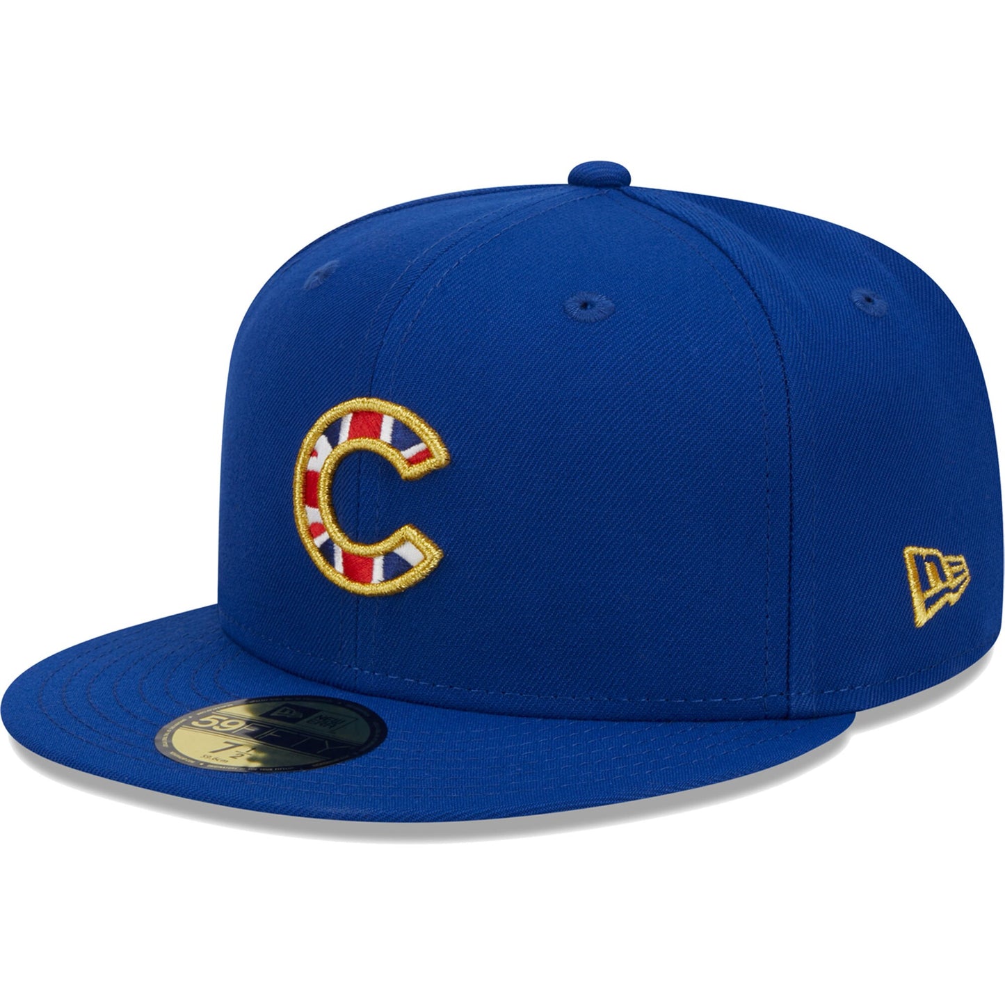 Chicago Cubs New Era 2023 MLB World Tour: London Series Flag Fill 59FIFTY Fitted Hat - Royal
