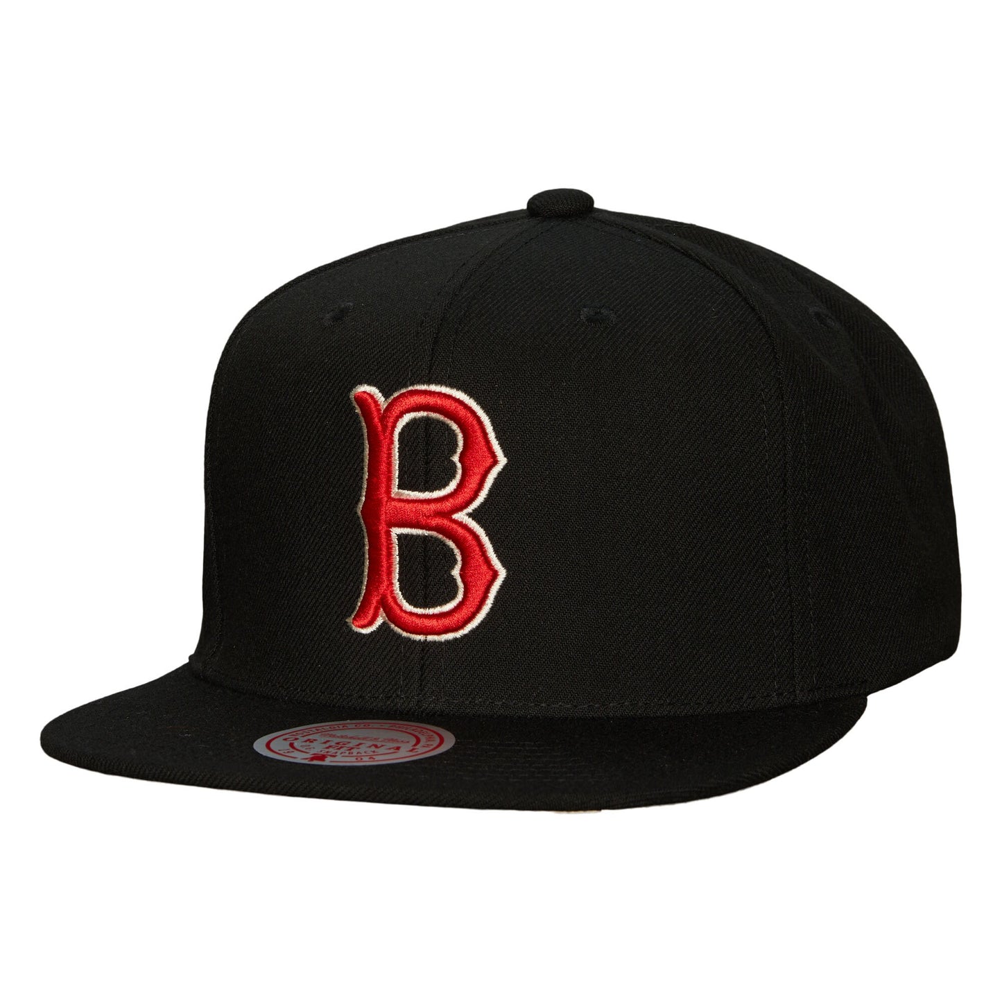 Boston Red Sox Mitchell & Ness Cooperstown Collection True Classics Snapback Hat - Black