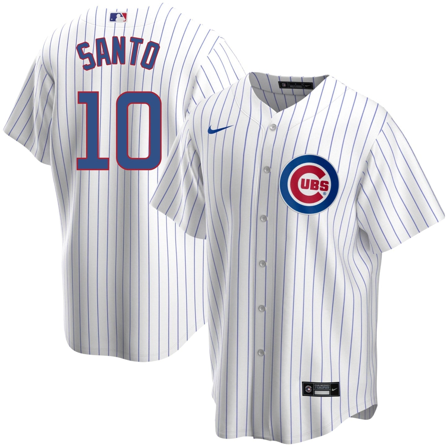 Ron Santo Chicago Cubs Home Pinstripe Men's Replica Jersey