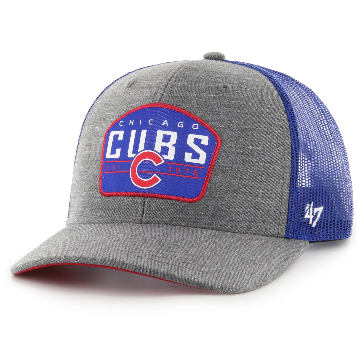 Chicago Cubs '47 Slate Trucker Snapback Hat - Charcoal