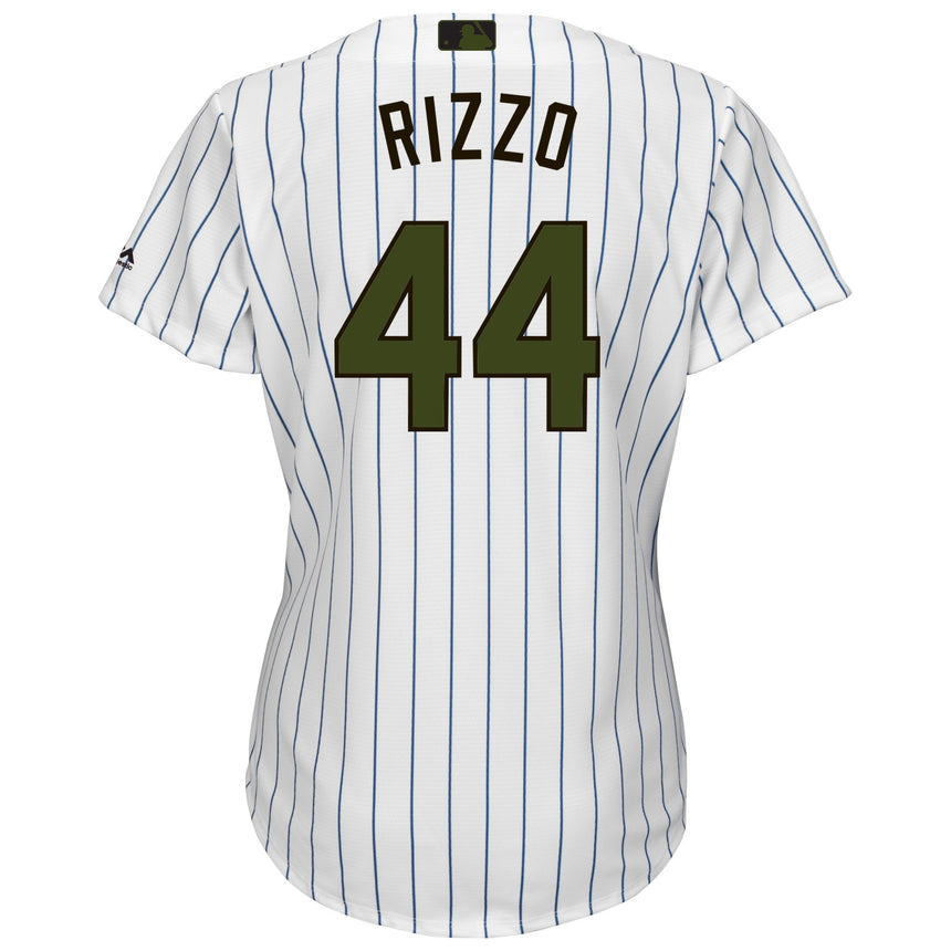 Women's Anthony Rizzo Chicago Cubs 2018 Memorial Day Home Cool Base Jersey
