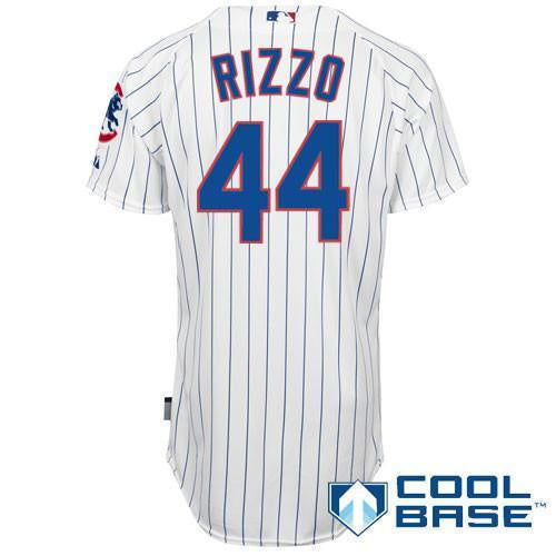 Chicago Cubs Authentic Anthony Rizzo Home Cool Base Jersey