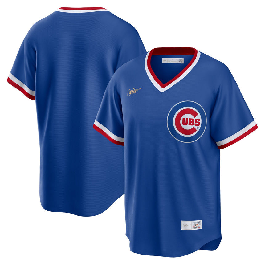 Men's Chicago Cubs Royal Road Cooperstown Collection Team Jersey